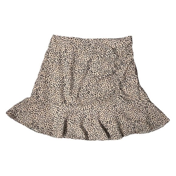 Abercrombie & Fitch Ruched Cheetah Print Skirt - Size Small - Picture 12 of 13